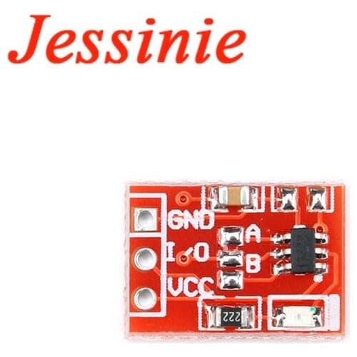 10pcs TTP223 Touch Button Module Capacitor Type One Single Channel Self Locking Touch Switch Sensor New 15*11mm 2.5-5.5V