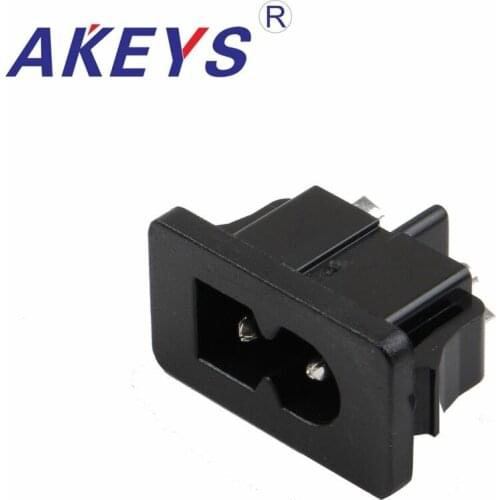 10 PCS AC-009 eight character socket type switch AC power socket switch for computer