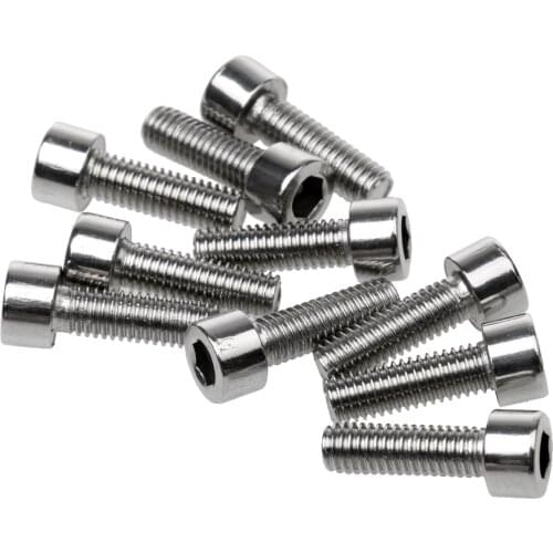 10 Bike Bicycle Water Bottle Cage Holder Bolt M5*15 Stainless Threaded Screw