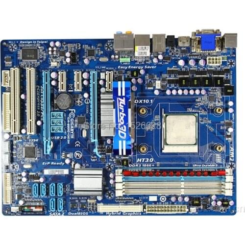 100% original Free shipping motherboard for Gigabyte GA-880G-UD3H 880G DDR3 Socket AM3 free shipping
