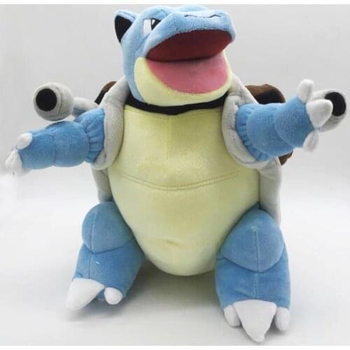 30CM Anime Games Pokemon Series Squirtle Evolution Blastoise Plush Swire Armor Stuffed Toys A Birthday Present for Children