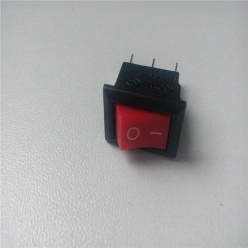 50pcs rocker switch KCD1-11 250V 3A 3 pin 2 gear KCD11-101 10*15mm ON-ON for Power switch with waterproof cover dust cover soft