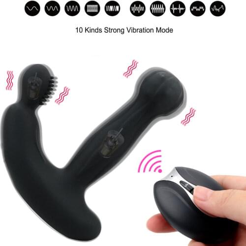 Anal Plug Vibrator Male Prostate Massager Masturbator Anus Stimulation Remote Control Butt Plug Vibrators Sex Toys for Men