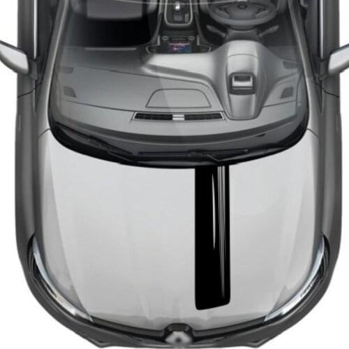 Free shipping 1Piece megane trophy car racing styling hood vinyl graphic for renault