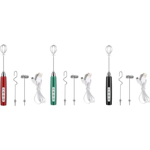 3 Modes Milk Frother Electric Handheld Whisk Blender Automatic Cream Whisk Stirring Baking Whisk For Household