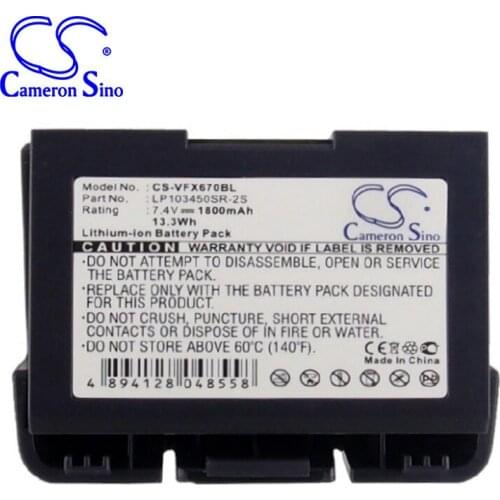 Cameron Sino for VERIFONE VX520 vx670 wireless credit card machine VX670 wireless terminal 24016-01-R LP103450SR-2S battery