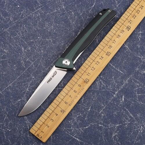 D2 blade G10 handle tactical survival camping knife outdoor rescue hunting knife survival pocket kitchen fruit knife EDC tool