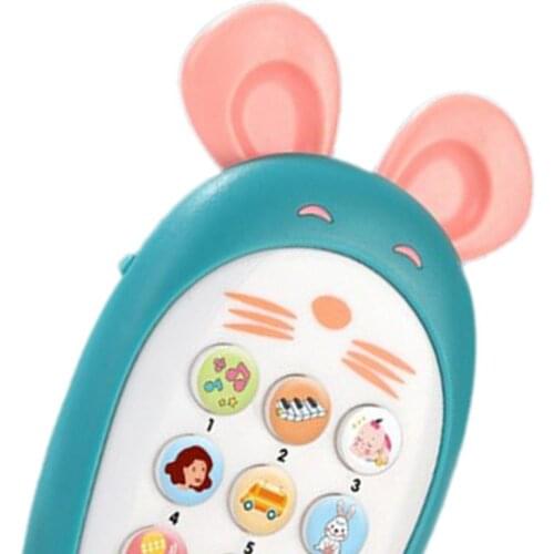 Kids Mobile Phone Toys Multi-function Simulation Early Educational Puzzle Music Learning Phone Toy For Baby Children Xmas Gift