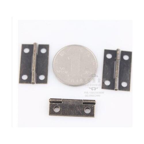 Hardware supplies Hinges Furniture Accessories Jewelry Boxes Small bronze Hinge Furniture Fittings 24mm*16mm*0.5mm