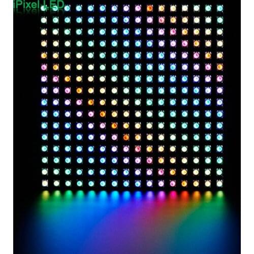 16x16 flexible dot Led Matrix Module MCU LED Display APA102 Control
