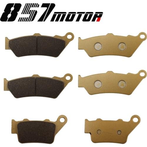 Brake Pad Set fit for BMW F 700 GS F700GS 2013 - 2015 F 800 GS Triple Black Trophy 2012 F800GS 2008 - 2015 2009 2010 2011 2014