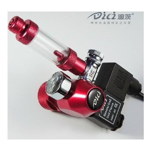 Aquarium CO2 Mini single gague aquarium regulator for CO2 cylinder, W21.8, G5/8, M22, CGA320