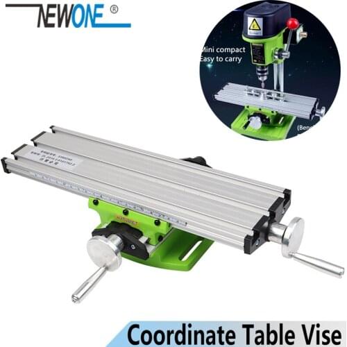 NEWONE Coordinate table vise/Worktable Milling Working Cross Table Milling Machine For Bench Drill Adjustme X-Y