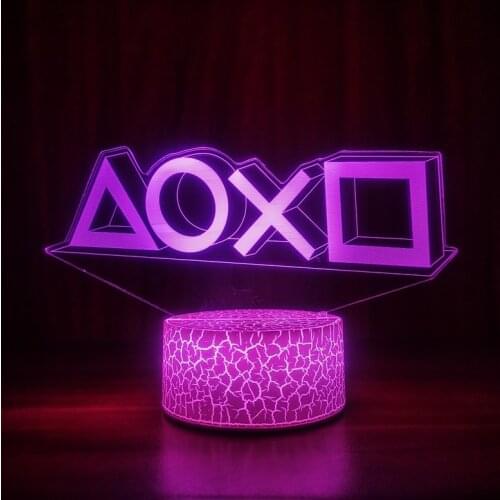 3d Lamp Illusion Childrens Night Light 7/16 Color Changing Led Bedside Table Lamp Gift Toys for Kids Birthdat Party Atmosphere