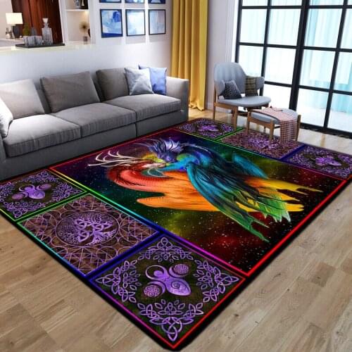 New Style Gorgeous birds Carpet Anti Skid Area Floor Mat 3D Rug Non-slip Mat Dining Room Living Room Soft Bedroom Kitchen Carpet