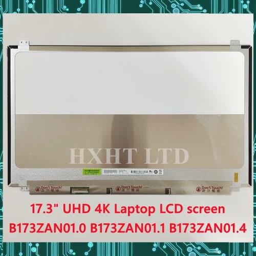 17.3" 4K Laptop LCD display screen B173ZAN01.0 B173ZAN01.1 01.2 01.3 01.4 N173DSE-G31 UHD 3840x2160 Fully Tested