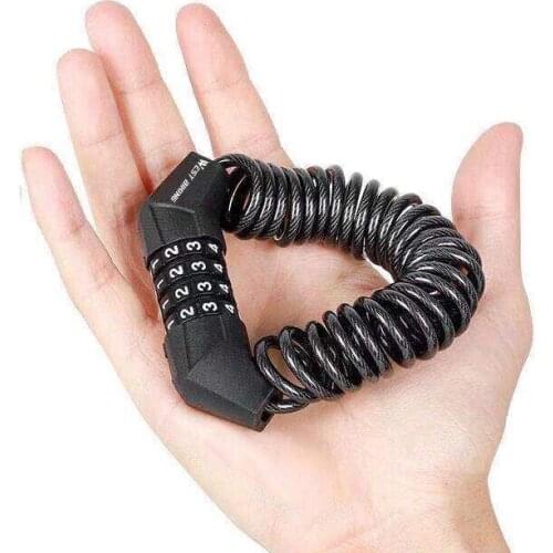 Helmet Lock Anti-Theft 4 Digit Password Bicycle Locks Accessories For Honda Cb 125S 125F 125R 223 250 400 500X 600 Hornet 600F