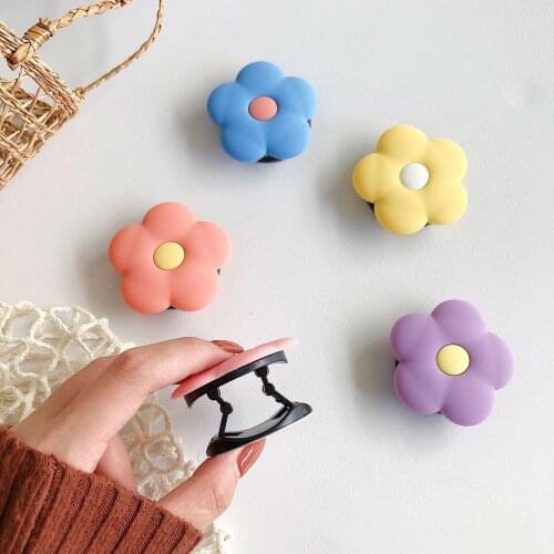 Cartoon Hyuna Flower Mobile Phone Ring Collapsible Air Bag Holder Adhesive Soft Silcone Shatter-resistant Universal Lazy Holder
