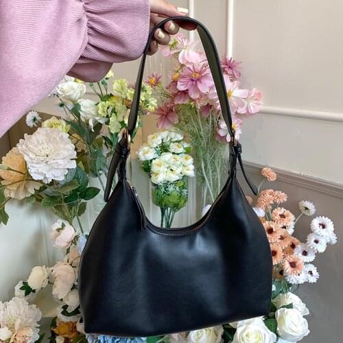 Womens Shoulder Bag Large Capacity Adjustable Belt Solid Color Luxury Leather Handbags Wholesale 2021 New Fashion Female Bags