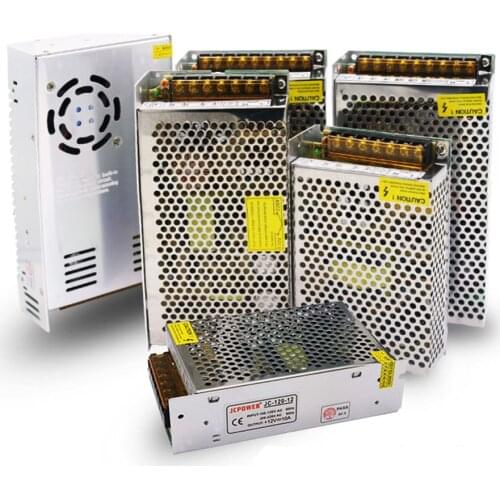 5V 2A/3A/4A/5A/8A/10A/12A/20A/30A/40A/60A Switch LED Power Supply Transformers WS2812B WS2801 SK6812 SK9822 APA102 LED Strip