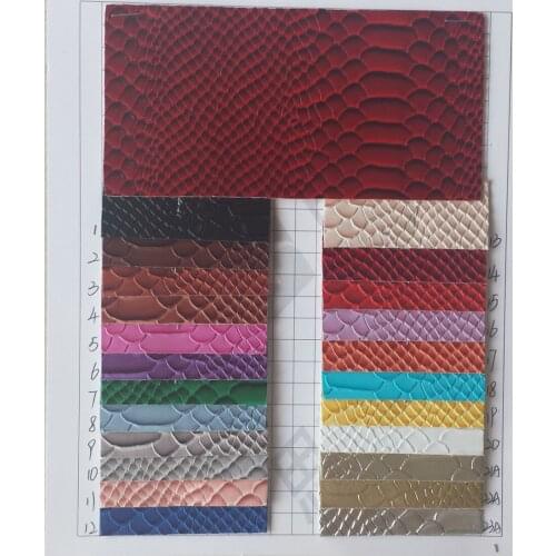 1.35mm thick/ wholesale/ yellow snake leather/ high quality synthetic PVC leather/ snakeskin fabric/ snake leather fabric