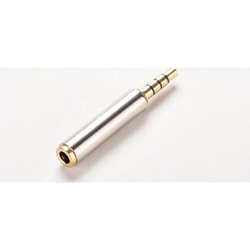 Universal Jack 3.5mm Male To 3.5mm Female OMTP To CTIA Conversion Audio Adapter For Earphone