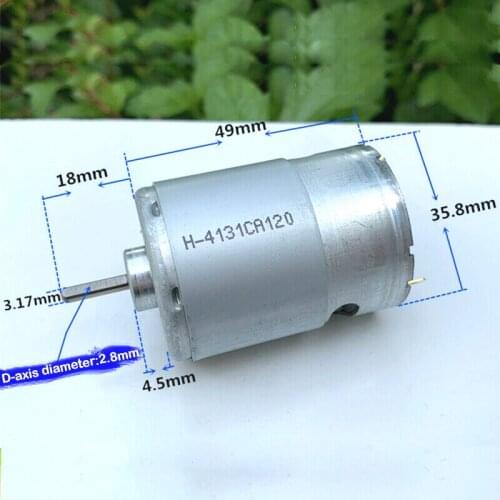 DC 3.7V-7.4V 6V 25000RPM 540 DC Motor Large Torque High Speed for Power Tool DIY Screwdriver Garden Electric Machinery Tool