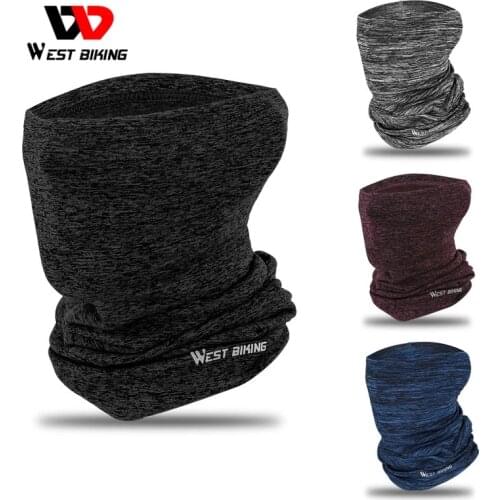 WEST BIKING Winter Cycling Headband Bicycle Bandana Sports Fishing Cover Magic Scarf Ride Running Scarf Anti-UV Headwear for Men