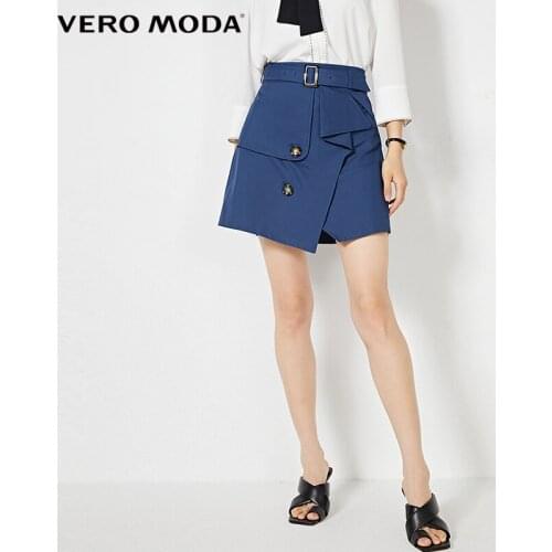 Vero Moda Spring Summer Irregular High Waist Skirt |320216537