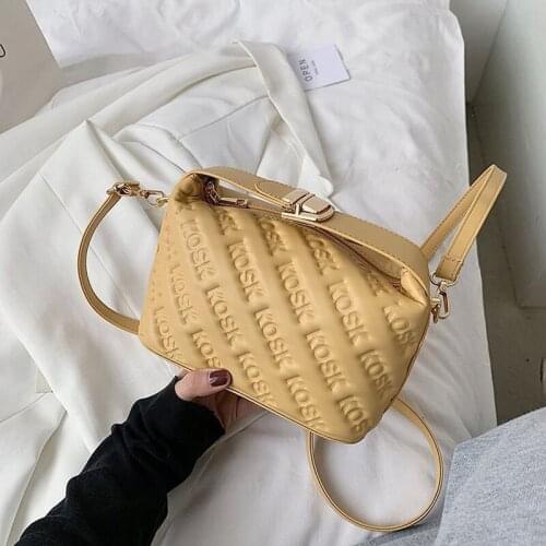 Mini PU Leather Simple Solid Color Crossbody Bags for Women 2021 Summer Shoulder Purses and Handbags Luxury Designer Brand