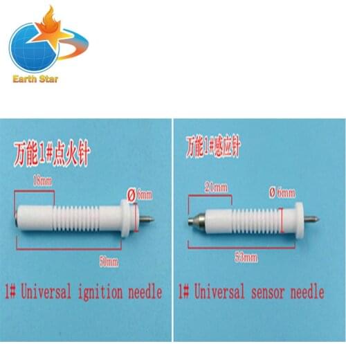 2 pcs/set 1# Universal Sensor Ignition Needle Gas cooktop Ceramic Spark Electrode Generl Ignition