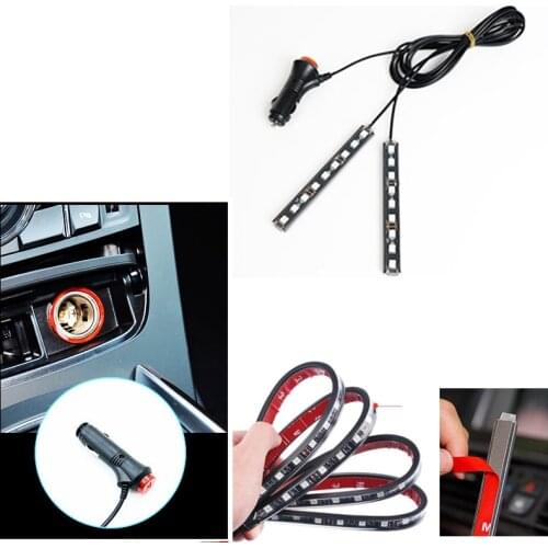 2pcs Car LED Foot Iamp Floor lamp Decorative lamp for Chevrolet Cruze TRAX Aveo Lova Sail EPICA Captiva Malibu Volt Camaro Cobal