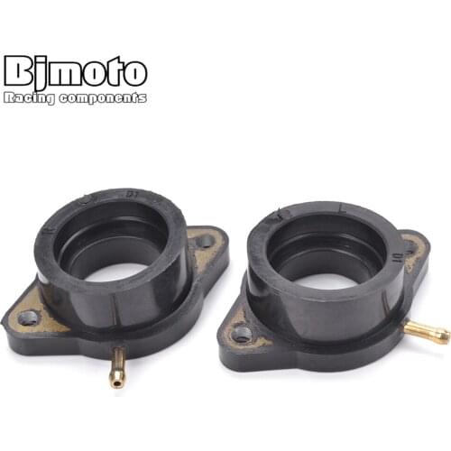 BJMOTO Motorcycle Carburetor Manifold Interface Carb Intake Pipe Adapters Insulator Connector Glue For Yamaha XS650 1978-1983