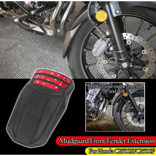 Motorcycle Front Tire Hugger Mudguard Splash Guard Protector Fender Extender Extension Mudflap Cover for Honda CB500X 2019 2020