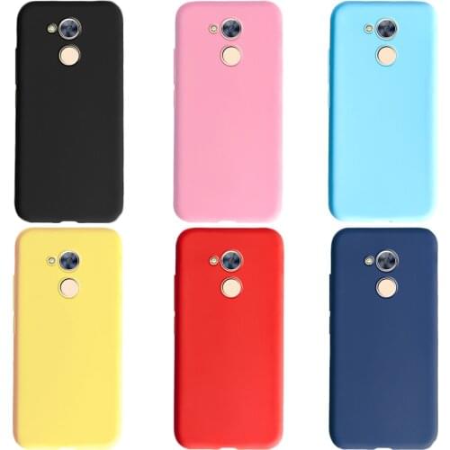 Phone Cases Honor 6A DLI-TL20 Cover case for huawei Honor 6A 6 A Case Silicone Soft Matte Candy solid colors Cover Bumper Fundas