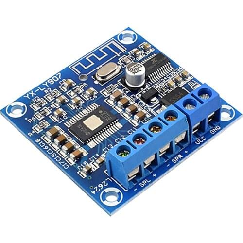 DC 12-24V 2x50W TPA3116D2 Bluetooth 4.2 Class D Audio Stereo Digital Amplifier Board Dual Channels Audio Amplifier 50W*2