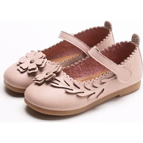 Childrens Shoes children Leather Shoes PU girls fashion casual princess shoes size 23-33 wholesale 2018 hot new solid quality