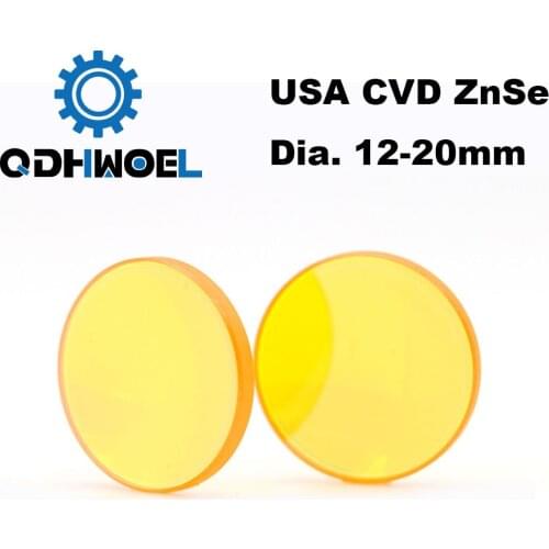 USA Laser Focus Lens DIA 12 15 18 19.05 20 FL 38.1 50.8 63.5 76.2 101.6 127mm Focus for Co2 Laser Engraving Cutting Machine