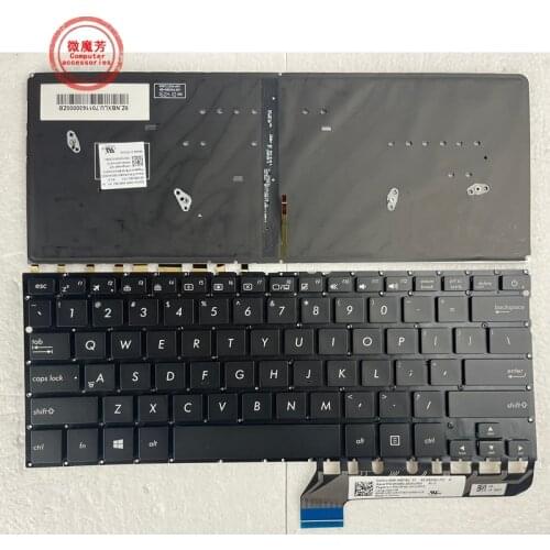 US laptop keyboard for ASUS UX430 UX430U UX430UA UX430UQ with backlit keyboard 9Z.NBXBU.701 0KNB0-2624US00 NSK-WB7BU