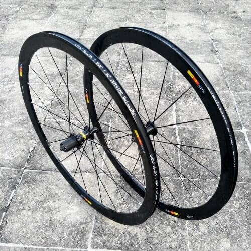 Black label Original 700C 40mm alloy Rim V brake Disc brake 7 8 9 10 11speed Cosmic Elite bike wheels BMX road bicycle wheelset