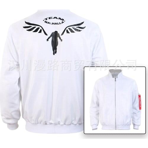 Kazutora Hanemiya Cosplay Tokyo Revengers Costumes White Coat Valhalla Uniform Baseball Coat Mikey Draken Halloween