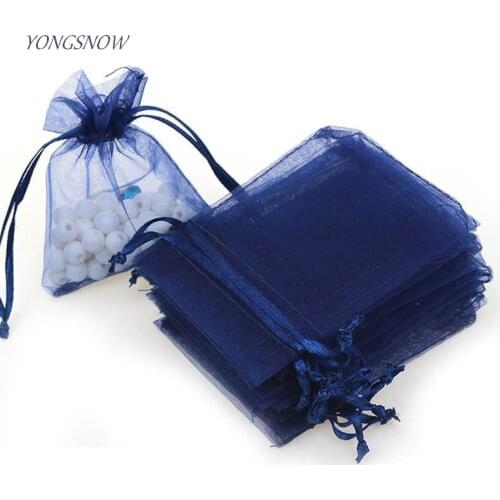 20PCS 7*9cm Organza Bags Jewelry Gift Bags XMAS Candy Gift Bags For Jewelry Bags For Packaging Wedding Party Supplies