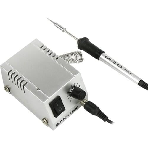 New protable BK-938 Soldering Station BAKU-938 15w 220V/110V for BGA SMD DIP Soldering iron Work. Long Life Heater.BAKU 938