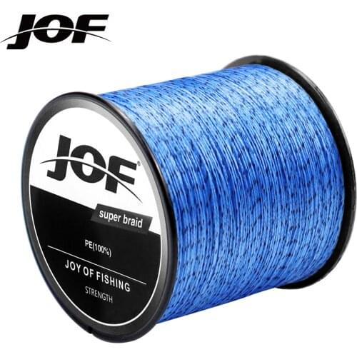 JOF 1.0#-8.0# New Super Strong Japanese 8 Strands Fishing Line 300M PE Braided Multifilament 22-88lb 0.18-0.50mm