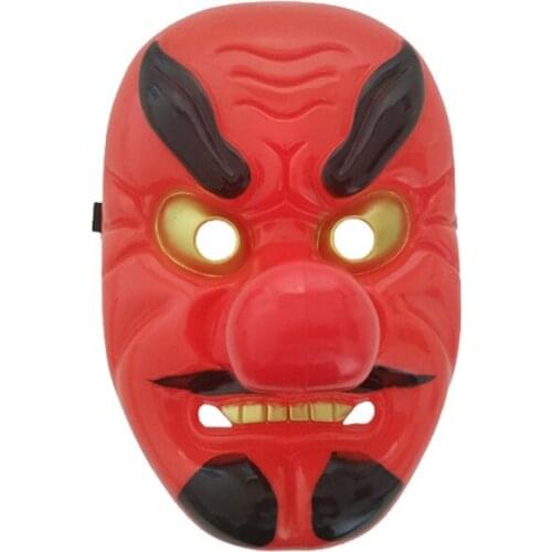 2021 New Originality Japanese Traditional Style Samurai Mask Red Halloween Prank Masks Cosplay Masks Wholesale