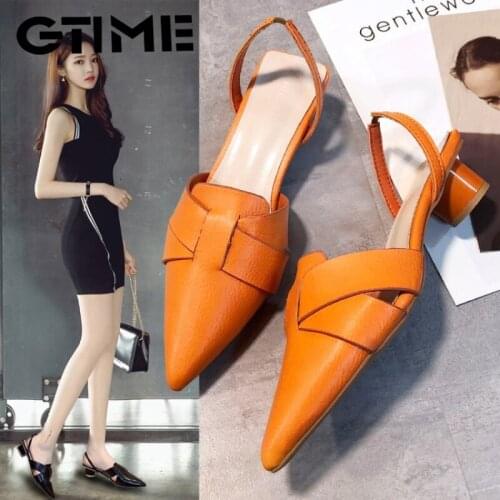 2020 New Arrival Women Pumps Sandals Fashion Summer Pumps Casual Shoes High Heels Party Non-Slip Heels Sandals #SJPAE-336