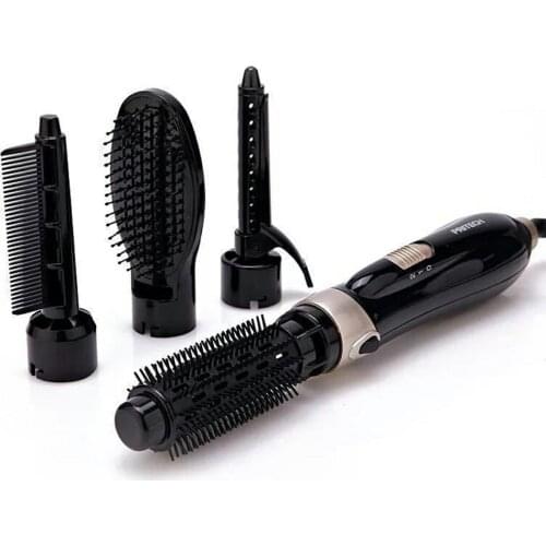 4 In 1 Hair Curling Iron Multifunctional Hair Dryer Styling Tools Straight Comb Hair Styler Brush Roller Waver