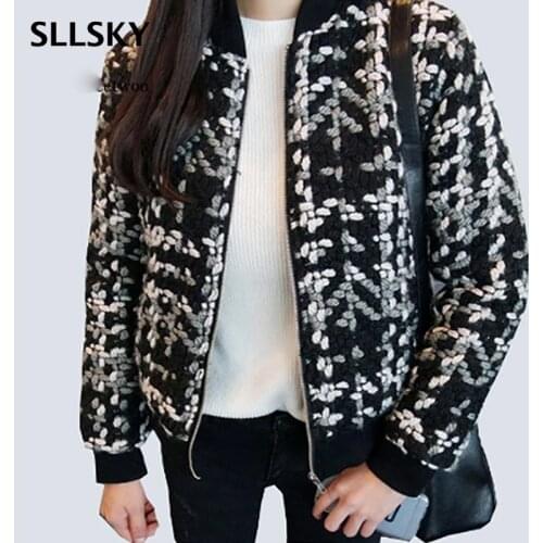Женские куртки-бомберы SLLSKY China At AliExpress