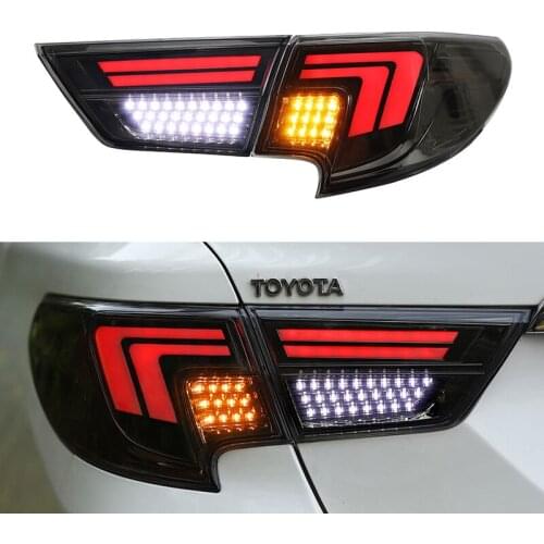 LED Car Taillight Tail Lamp Brake Reversing Reverse Rear Fog Lights For Toyota Mark X 2013 2014 2015 2016 - 2020 Back Reflector