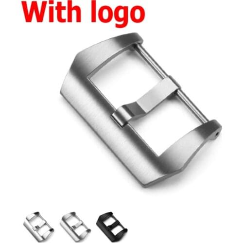 Watches Buckle for Panerai PAM 441 359 Bracelet 22mm 24mm 26mm 316L Stainless Steel Clasp Metal Pin Insurance Buckle BRUSH